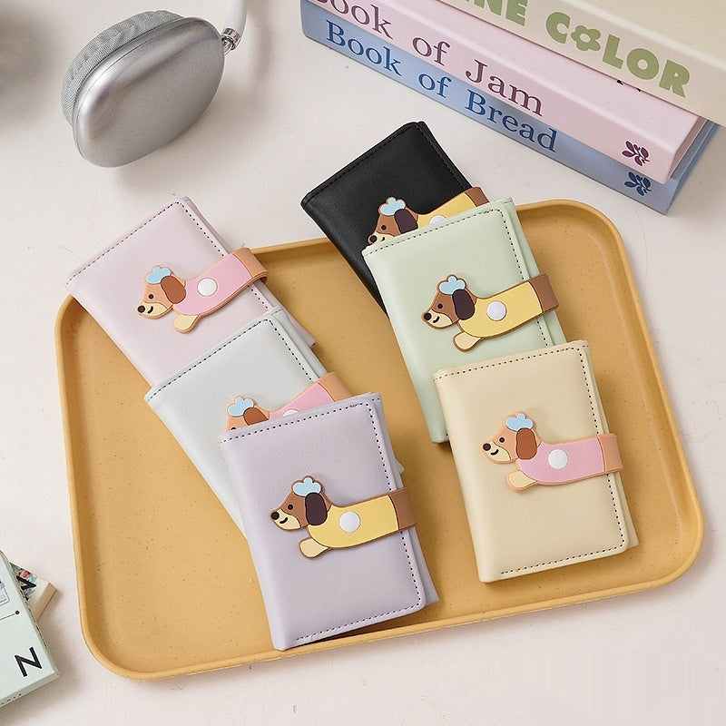 Girl Heart Cartoon Cute Illustration Student Mini Short Wallet Global swanky 1