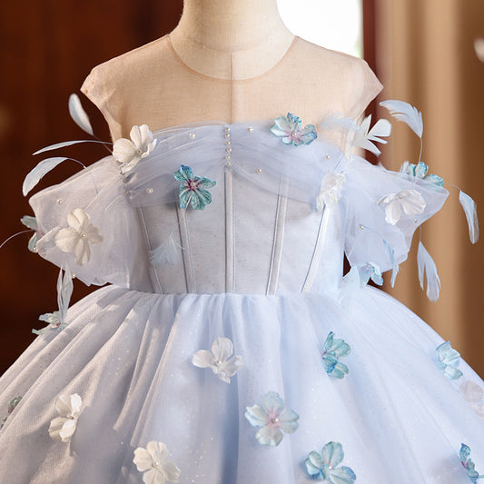  Girl Wedding Host Piano Performance Dress – Elegant Wear
global-swanky 2