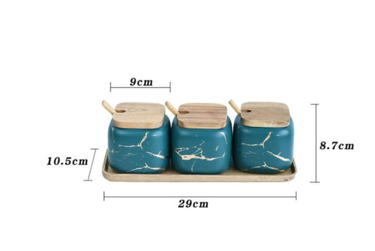  Gold Marble Jar Set – Nordic Style Kitchen Storage Containers
global-swanky 2