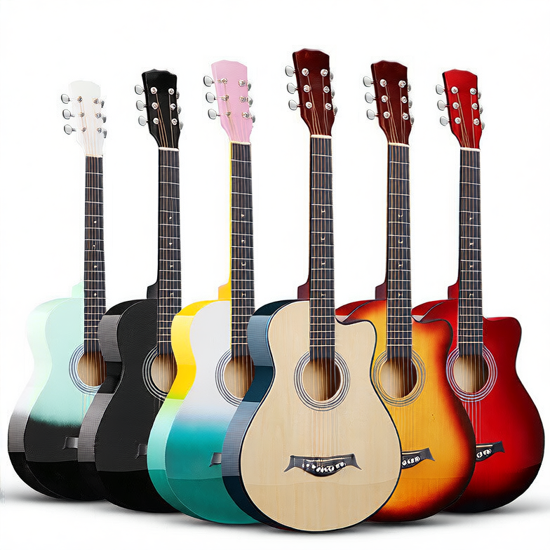 Gradient Color Guitar for Stylish Music Play & Gifts  Global Swanky 1