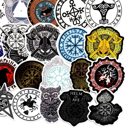 Graffiti Luggage Stickers Ancient Rune Series for Car Style Global swanky 2
