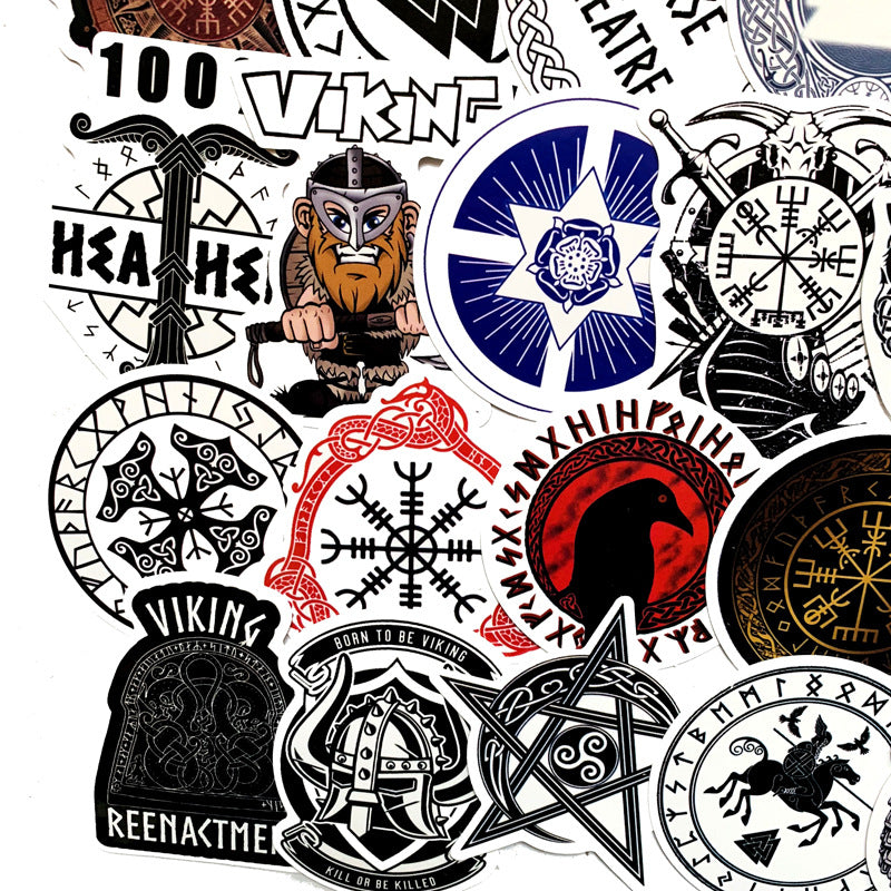 Graffiti Luggage Stickers Ancient Rune Series for Car Style Global swanky 3