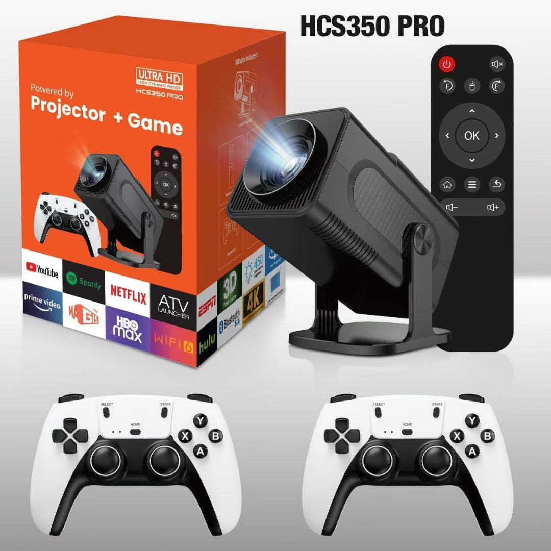 HCS350PRO Bluetooth Smart WiFi Portable Projector for Home Global Swanky 01