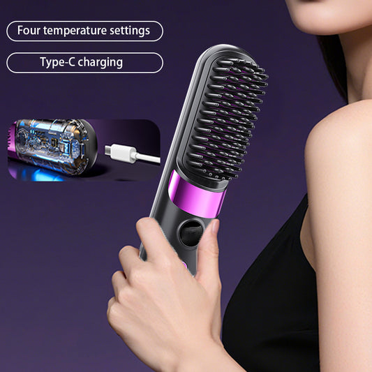 Hair Dryer with Straightening Comb for Smooth Styling Global swanky 2
