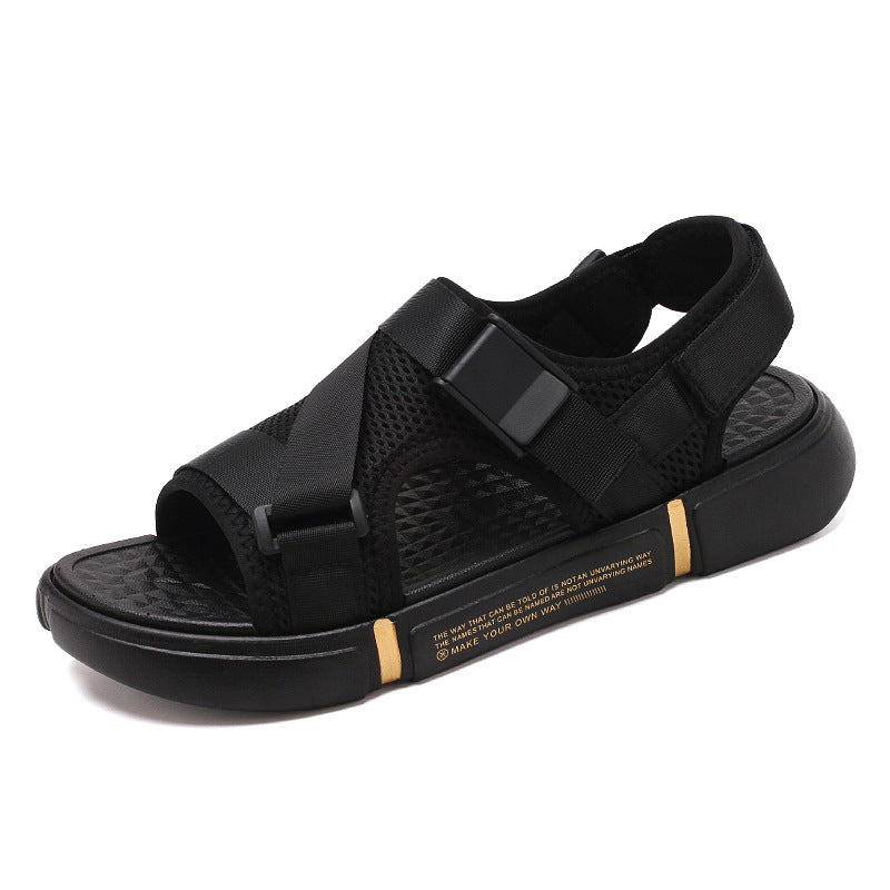 Hair Slippers Men Summer Outdoor Beach Sandals for Daily Wear  Global swanky 1