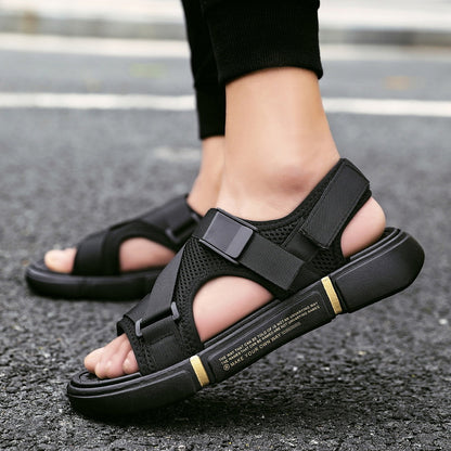 Hair Slippers Men Summer Outdoor Beach Sandals for Daily Wear  Global swanky 2