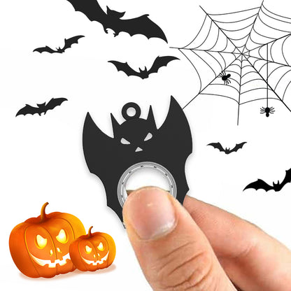 Halloween Fidget Spinner Bat Demon Ghost Keychain Toy Fun Go globalswanky 01