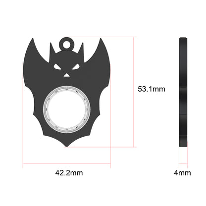 Halloween Fidget Spinner Bat Demon Ghost Keychain Toy Fun Go globalswanky 03