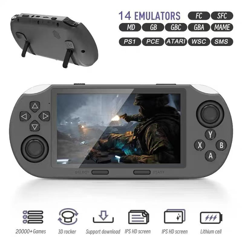 Handheld Game Console with Dual Joystick for Gaming Fun global-swanky- 2