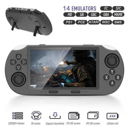 Handheld Game Console with Dual Joystick for Gaming Fun global-swanky- 2
