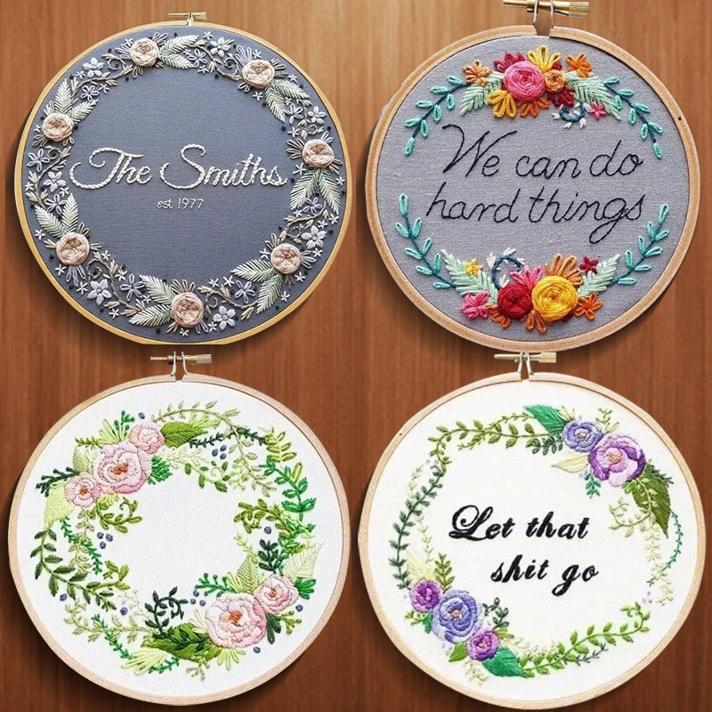  Handmade Embroidery Material Package – Full DIY Craft Kit
global-swanky 1