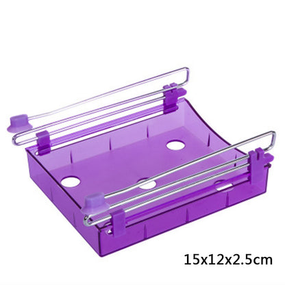 Hanging Plastic Refrigerator Storage Rack Kitchen Organizer globalswanky 04