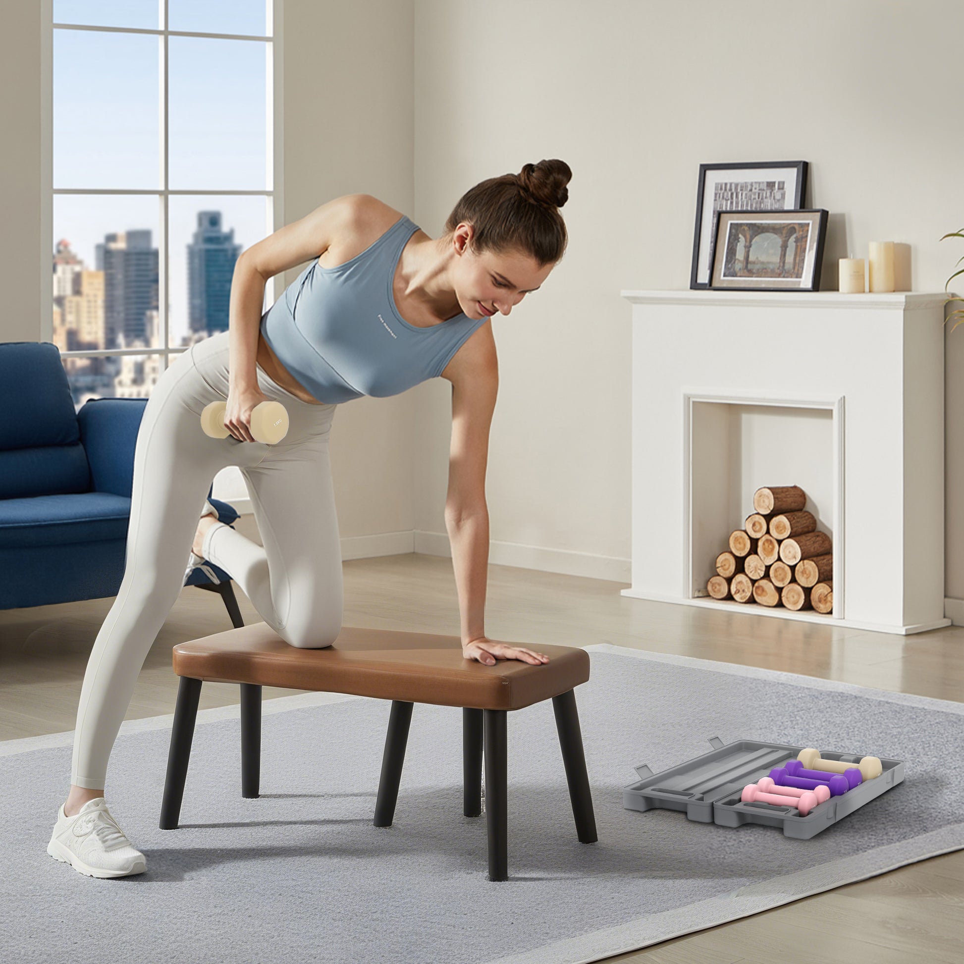 Hantelset 6er Set Hanteln Mit Koffer für Zuhause Fitness globalswanky 02