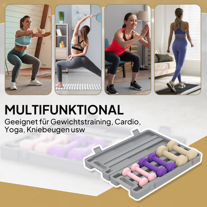Hantelset 6er Set Hanteln Mit Koffer für Zuhause Fitness globalswanky 03