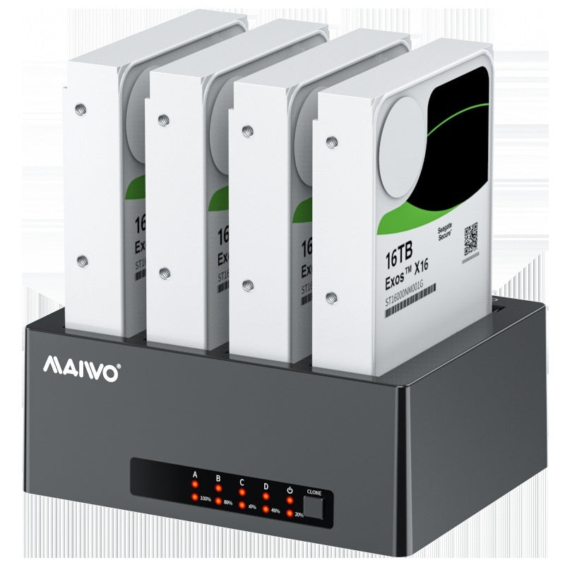 Hard Disk Dock Dual-Disk Copier for SATA 2.5 and 3.5 Inch globalswanky 04