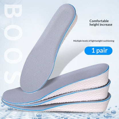 Height Increasing Insoles Men Hard Base Full Cushion Lift Use Global swanky 1