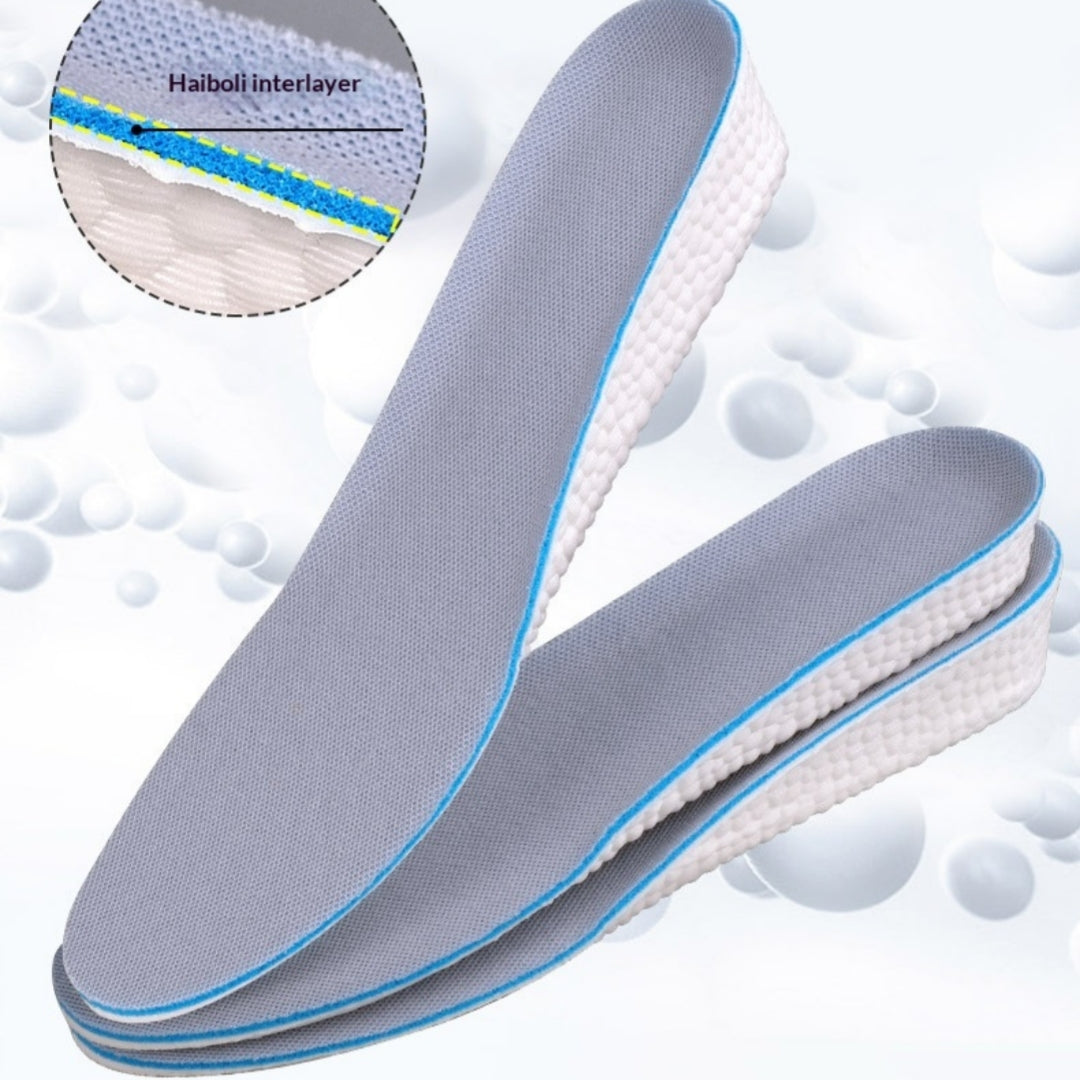 Height Increasing Insoles Men Hard Base Full Cushion Lift Use Global swanky 2