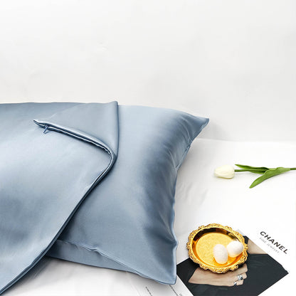 Hidden Zipper Mulberry Silk Pillowcase for Luxe Bedding USA Global Swanky 1