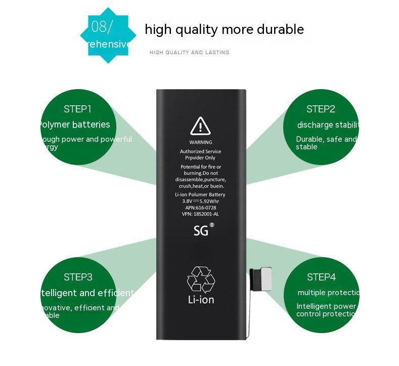  High-Quality Mobile Phone Battery – Large Capacity Long Use
global-swanky 3
