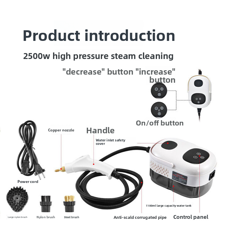 High-Temperature Touch Screen Steam Cleaner for Home Care globalswanky 02