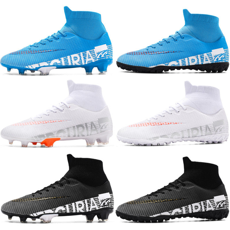 High-Top Football Shoes for Men & Women – AG/TF Multi-Stud Training Cleats Global swanky 1