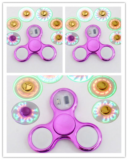 High Speed Fingertip Spinner Luminous Toy With Light Fun globalswanky 02