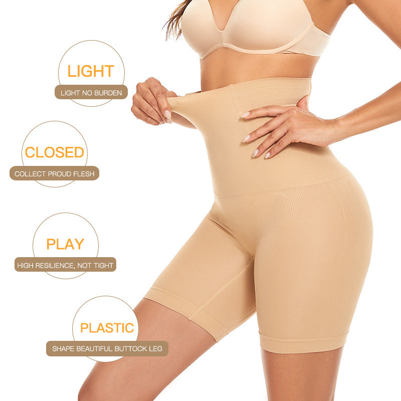 High Waisted Stretch Tummy Restricting Pants for Daily Wear globalswanky 02
