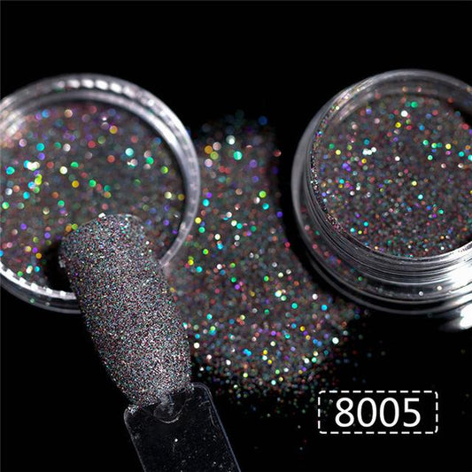 Holographic Nail Glitter Create Dazzling Nail Art Designs globalswanky 02