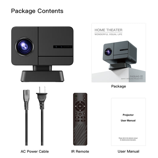 Home Projector for Movies, Gaming, Streaming and Family Global Swanky 01