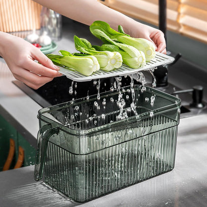 Home Refrigerator Food Preservation Storage Box for Kitchen Global swanky 4