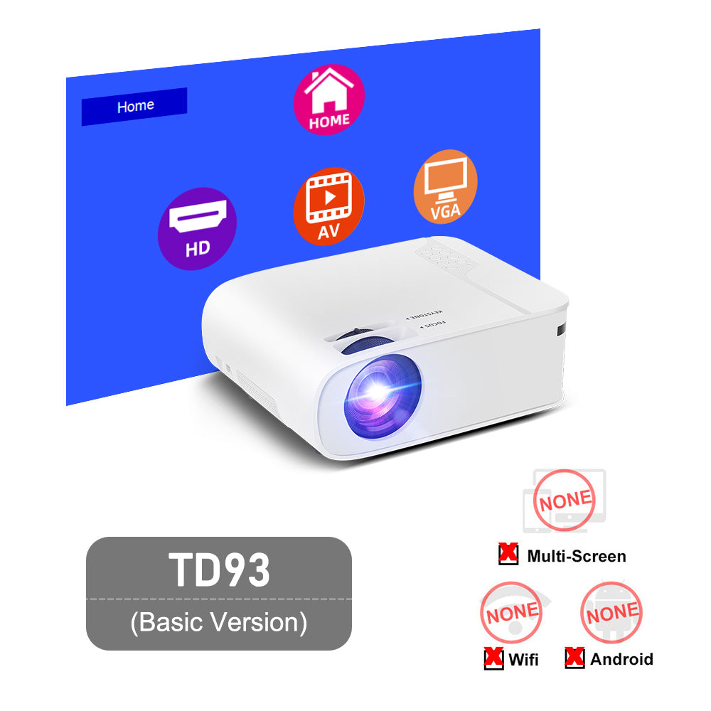 Home Wireless HD Projector for Mobile Phones & Portable Viewing Global swanky 3