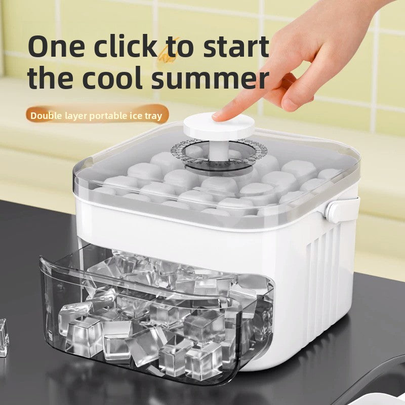 Homemade Ice Cube Maker with Pressing Function Home Kitchen globalswanky 01