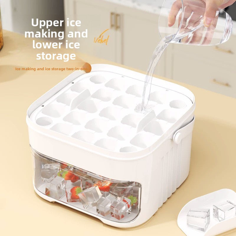 Homemade Ice Cube Maker with Pressing Function Home Kitchen globalswanky 02