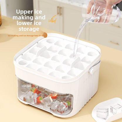 Homemade Ice Cube Maker with Pressing Function Home Kitchen globalswanky 02