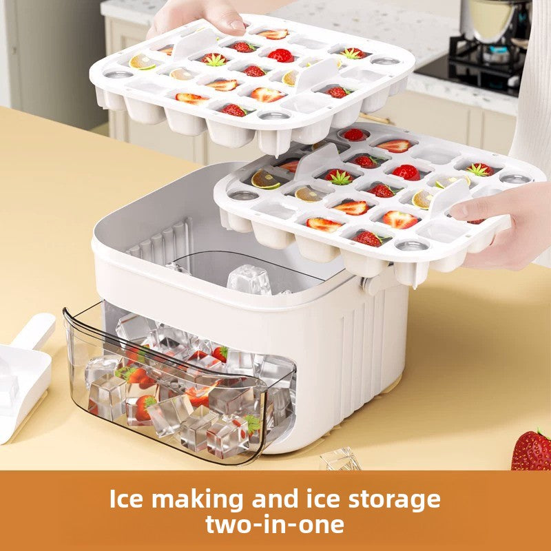 Homemade Ice Cube Maker with Pressing Function Home Kitchen globalswanky 033