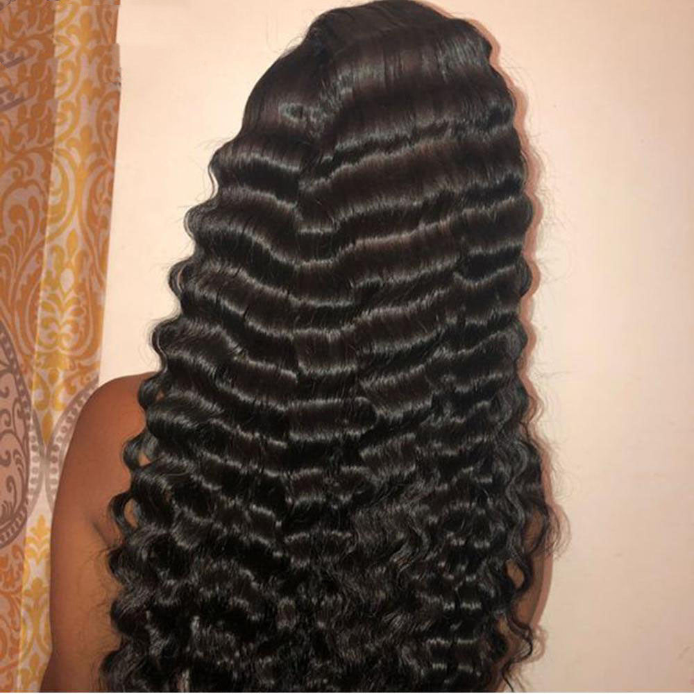 Human Hair Deep Wave Lace Frontal Wigs 13x4 28 & 30 Inch
Global swanky 3