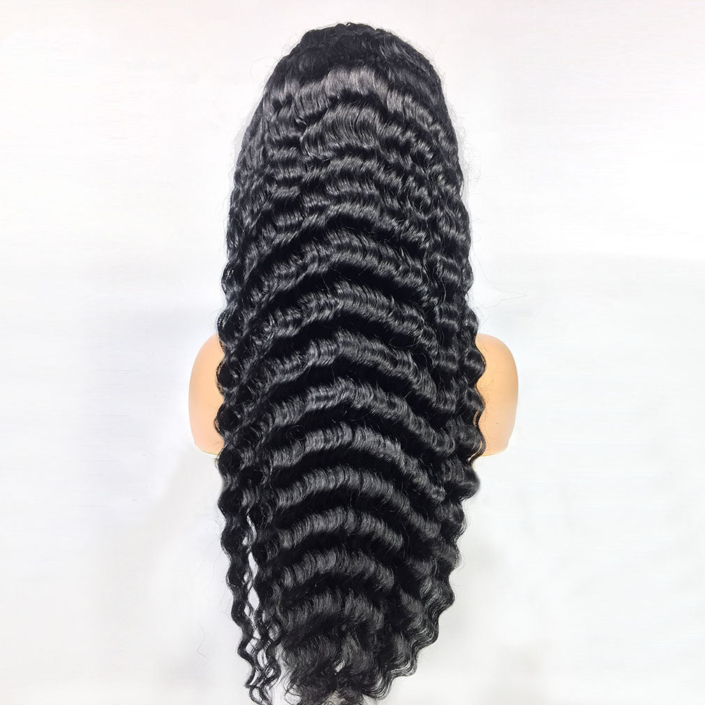 Human Hair Deep Wave Lace Frontal Wigs 13x4 28 & 30 Inch
Global swanky 4
