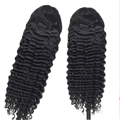 Human Hair Deep Wave Lace Frontal Wigs Global swanky 2