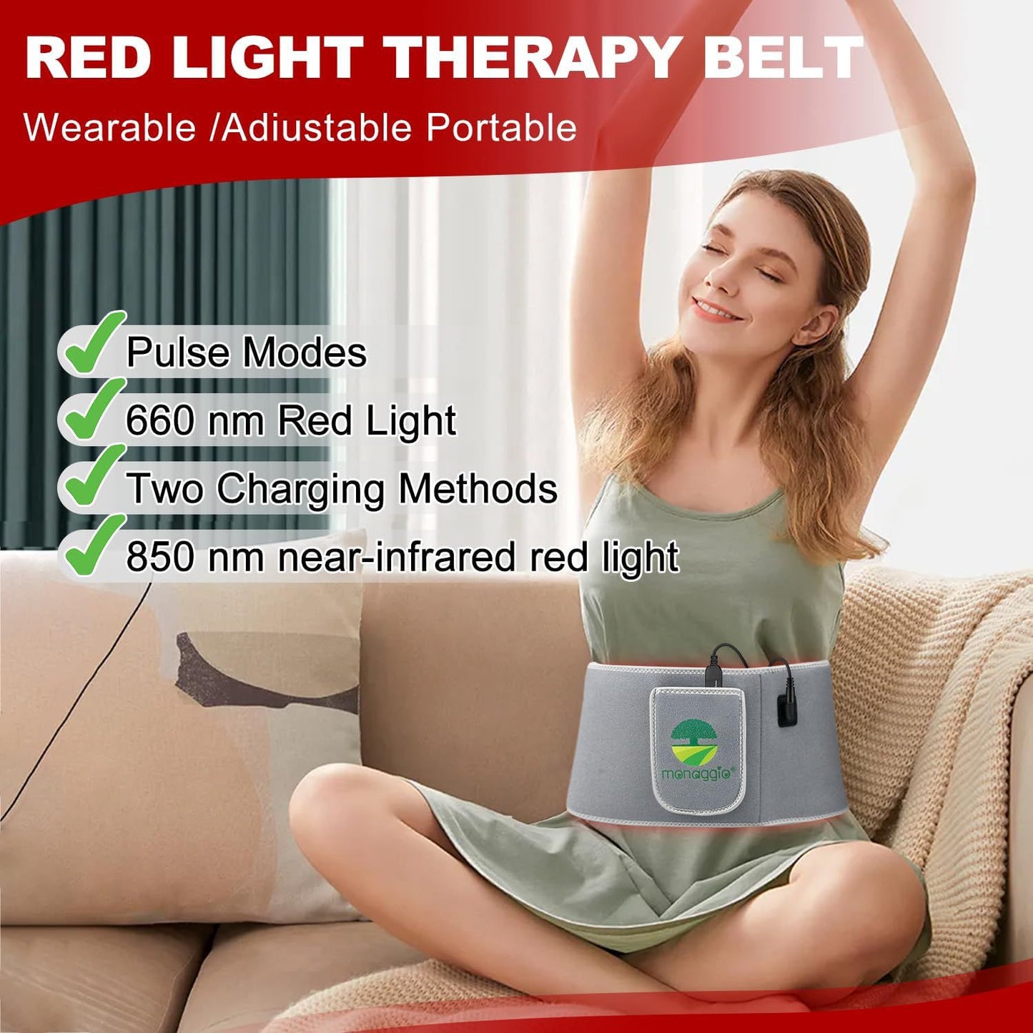 Infrared Physiotherapy Pad for Muscle Pain & Relaxation global swanky 3