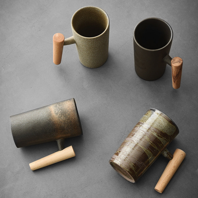 Japanese-style Handmade Stoneware Coffee Cup  Global swanky 1
