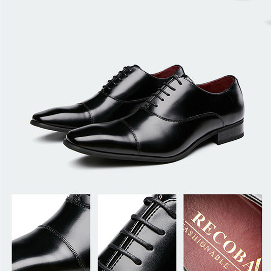 Japanese Business Leather Formal Shoes for Smart Workwear Global swanky 3