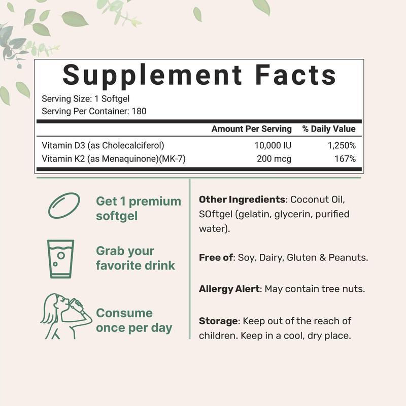 K2 Vitamin Soft Capsules – 180 Tablets for Bone & Heart Care
global-swanky 3