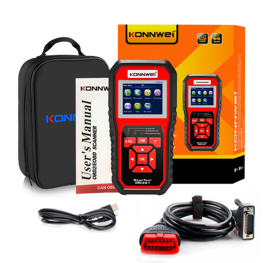 KW850 OBD2 CAN BUS Code Reader for Car Engine Diagnostics globalswanky 01