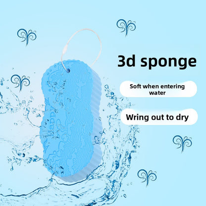 Kids Bath Scrubber for Gentle Shower and Body Cleaning Use Globalswanky 01