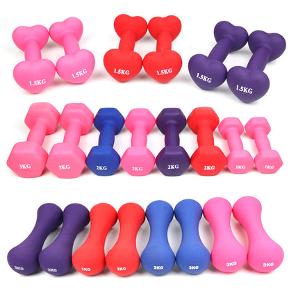 Kids Dip Dumbbell Hand Bell for Home Yoga Aerobics Exercise globalswanky 01