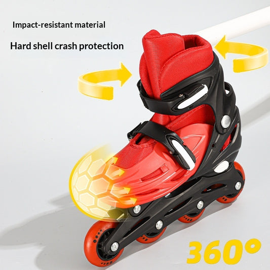 Kids Inline Skate Full Set With Multi-Adjustable Size Options Global swanky 1