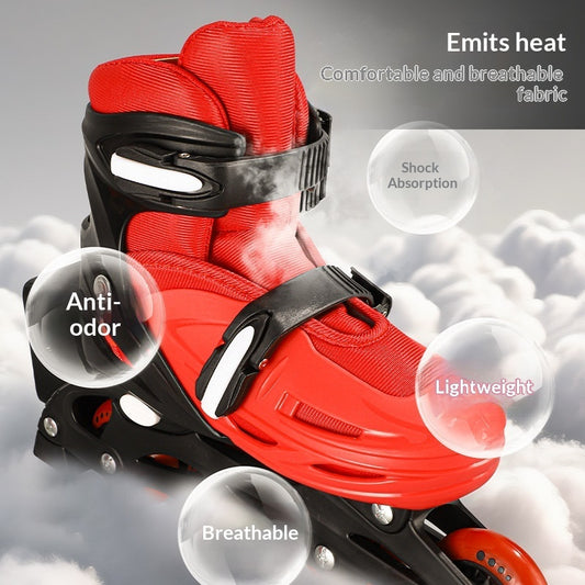 Kids Inline Skate Full Set With Multi-Adjustable Size Options Global swanky 2