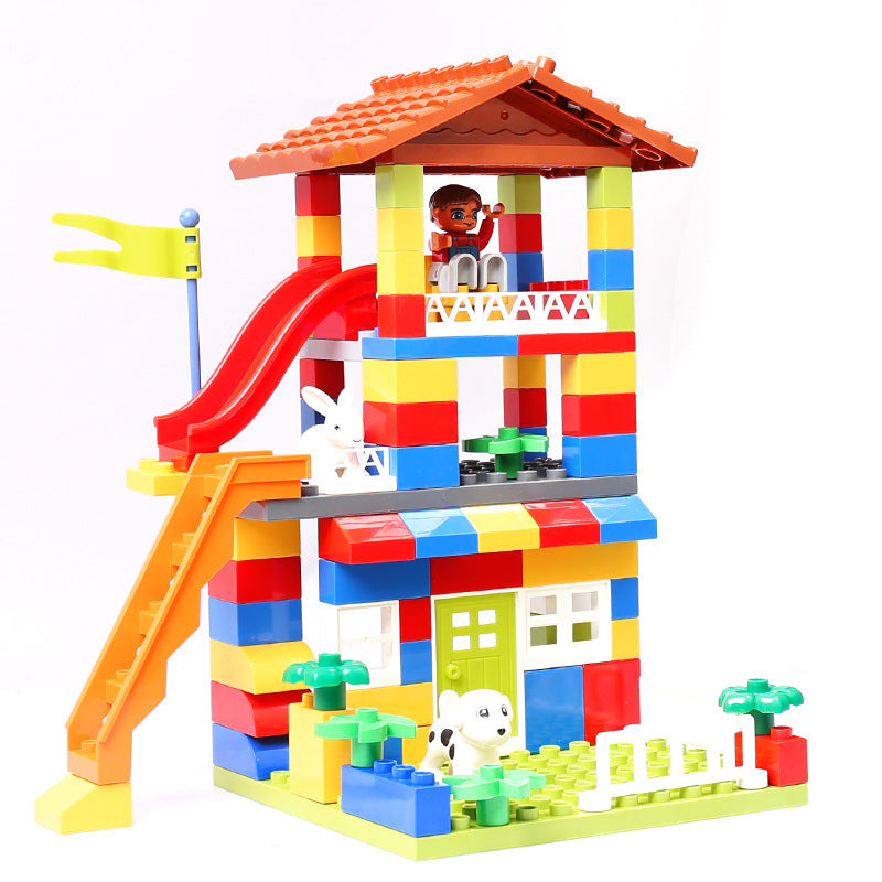 Kids Puzzle Building Blocks Assembly –  3D Construction Toy for Learning & Fun Play Global swanky 1