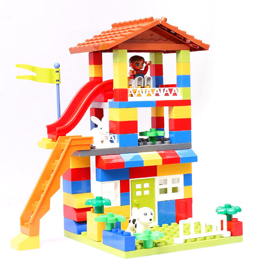 Kids Puzzle Building Blocks Assembly –  3D Construction Toy for Learning & Fun Play Global swanky 1