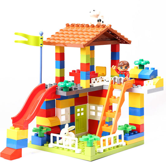 Kids Puzzle Building Blocks Assembly –  3D Construction Toy for Learning & Fun Play Global swanky 3